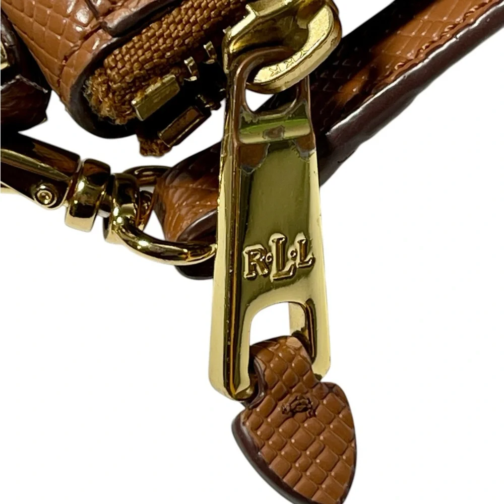 Lauren Ralph Lauren Brown Crossbody Purse - Picture 5 of 9